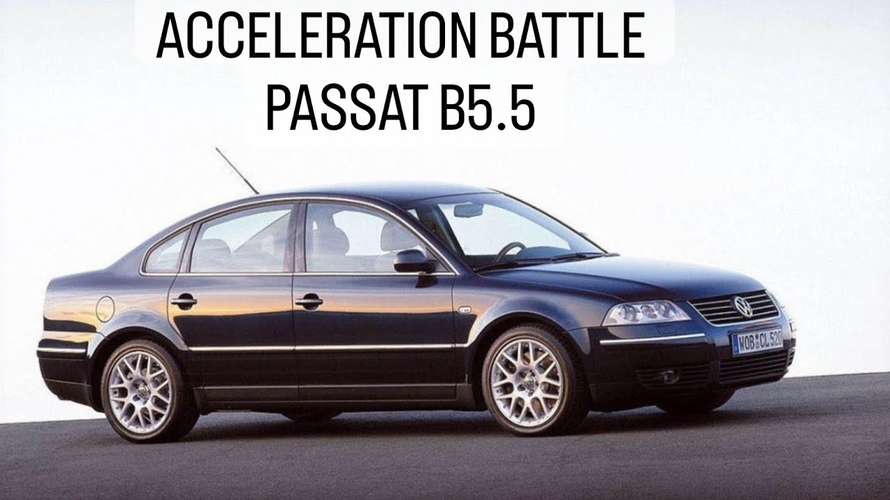 ACCELERATION BATTLE VW Passat b5.5 ( 1.9tdi vs 1.8t vs 2.8 V6 ) 0-150 kmh