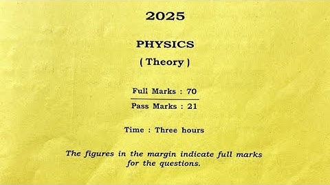 Hs 2nd year physics 2025 question paper