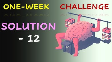 ONE WEEK CHALLENGE | Pathfinder solution | SOLUTION- 12 | CONSTRAINT MOTION | JEE ADVANCED | PHYSICS