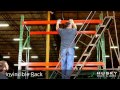 Husky Invincible teardrop pallet rack installation