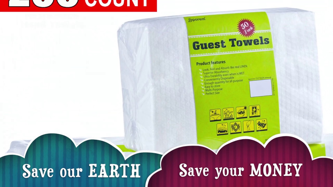 200 Premium Disposable Hand Kitchen Towel YouTube