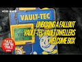 Unboxing fallout vaulttec vault dwellers welcome box