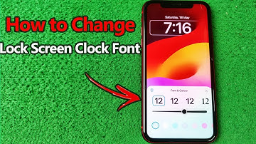 How to Change Lock Screen Clock Font on iPhone | Full Guide