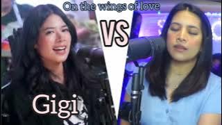 Gigi de Lana vs. Aila Santos.   on the wings of love