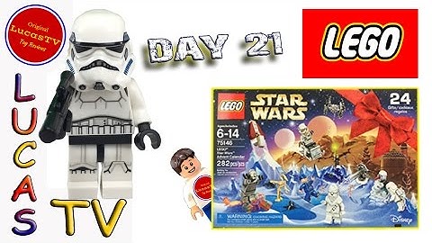 Day 21 LEGO 2016 Star Wars Advent Calendar with surprise Stormtroopers Singing