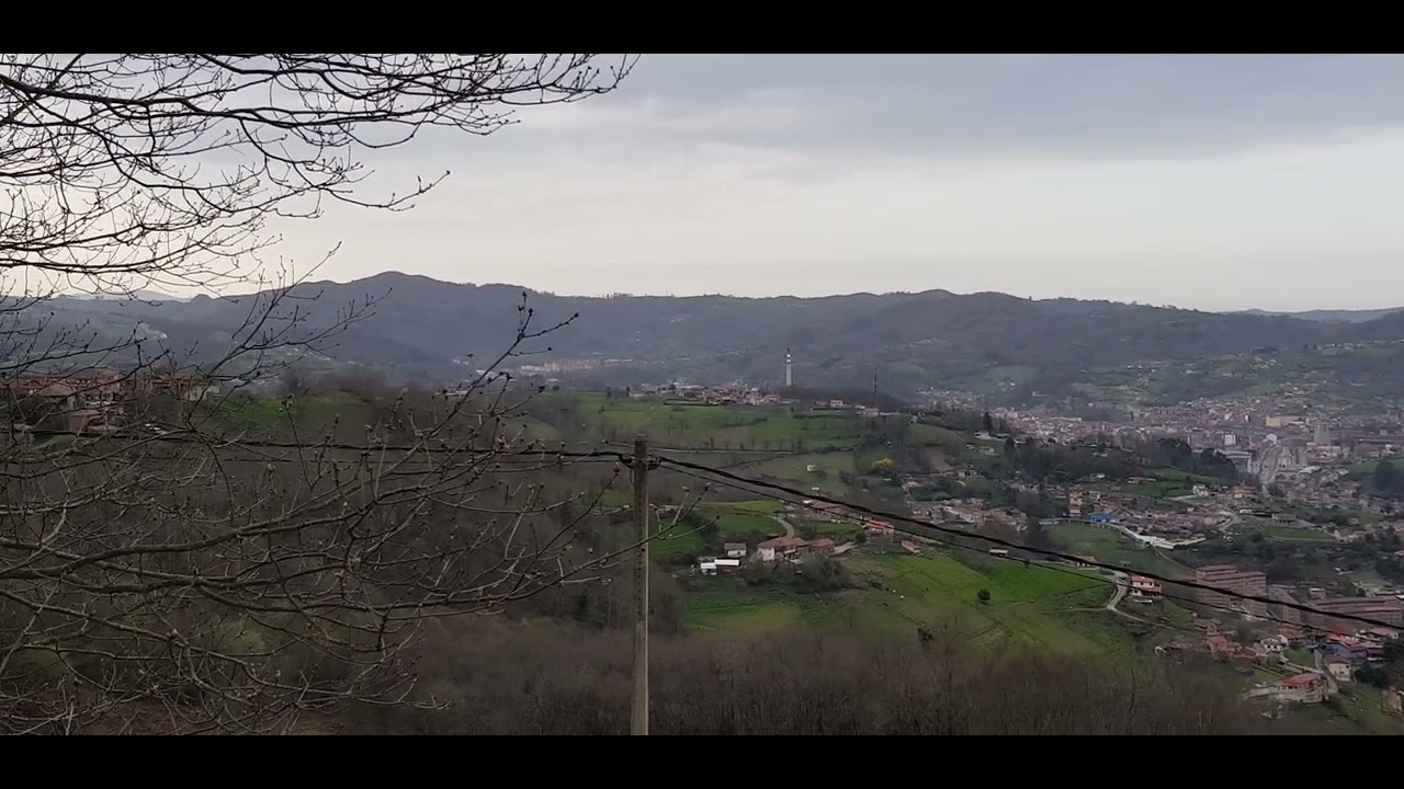 Langreo desde El Mirador de El Carbayu.