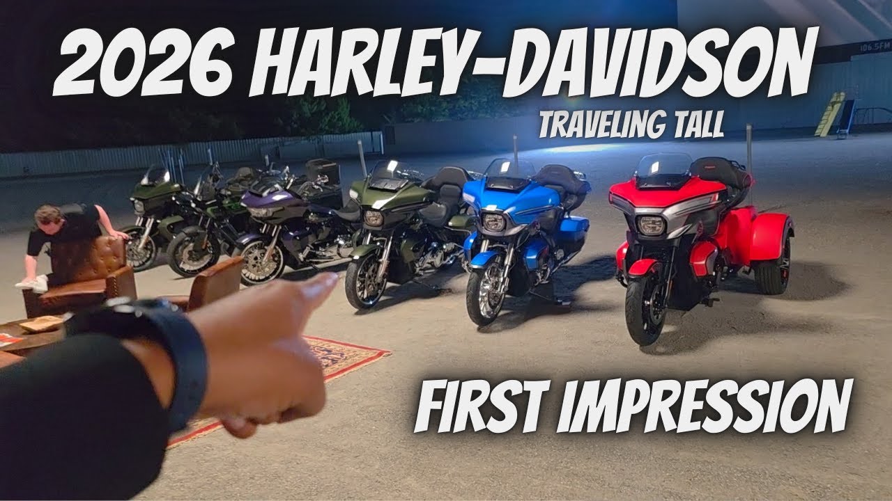 My first impression of the New 2026 Harley-Davidson Limited's. Behind the scenes H-D video Shoot.