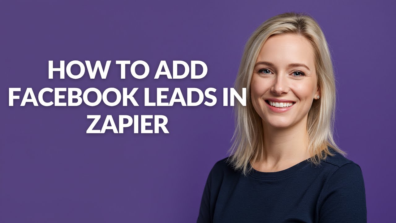 How to Add Facebook Leads In Zapier - Julia'sTutorials - YouTube