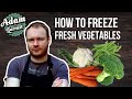 How to freeze vegetables | pantrydemic recipes kitchen hack