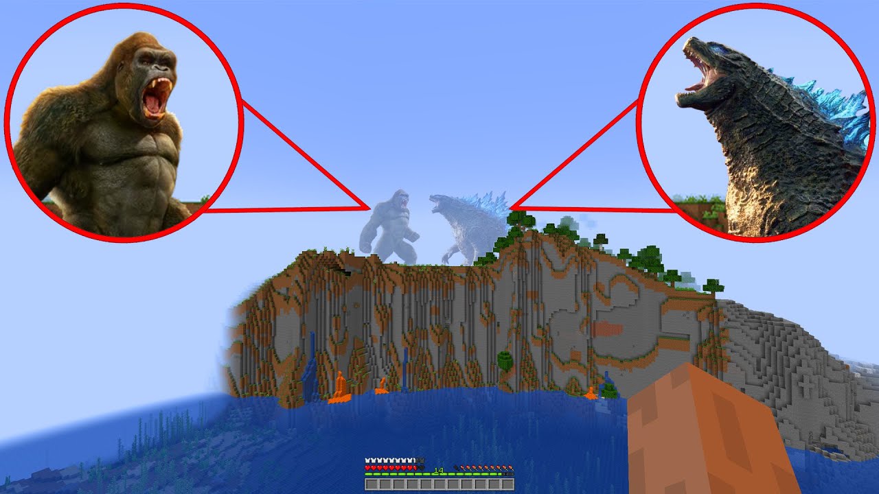 Godzilla vs King Kong in Minecraft Ep.2 - YouTube