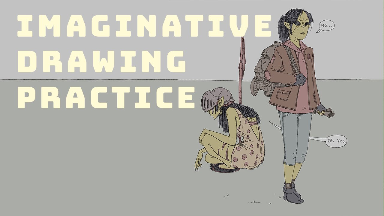 Goblin Draws - Imaginative Drawing Learning Process 