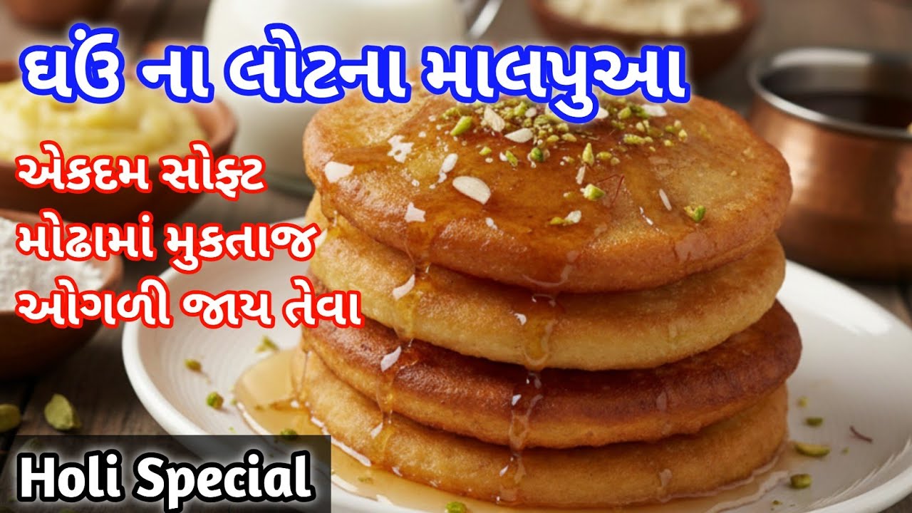 એકદમ સોફ્ટ નવી રીતે માલપુઆ બનાવાની સરળ રીત | Wheat Flour Malpuda | gud atte ke malpua | malpua 