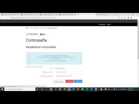 ¿Cómo Generar, actualizar o renovar  la contraseña para entrar el portal del SAT, con e-fima o fiel?