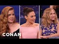 Amy Adams' Girl Crush On Holly Hunter & Gal Gadot  - CONAN on TBS