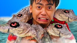 Alligator Hot Tub Bath - Challenge - (ft. @JayPrehistoricPetsTV)