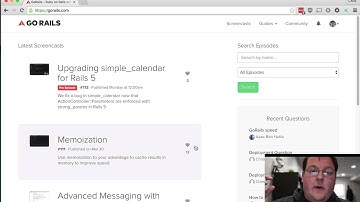 GoRails Performance Tips