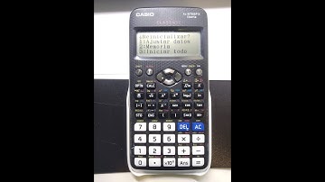 Cómo resetear/reiniciar calculadora CASIO blanca (fx-570SPX)