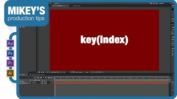 Quick Tip: key(index) after effects expression