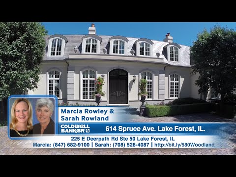 580 East Woodland Road, Lake Forest, IL home video tour