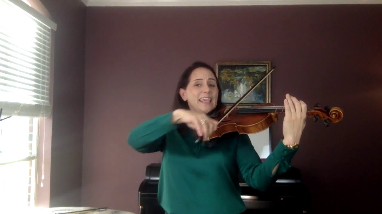 Beginning Orchestra Class video #42 violin and viola - YouTube