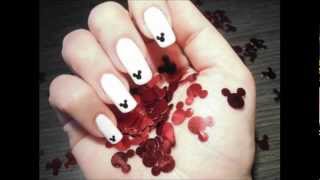 mickey mouse nail easy very