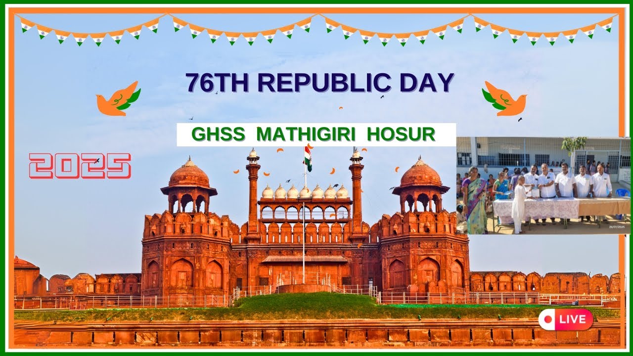 Mathigiri 76th Republic Day Ghss Mathigiri Hosur - YouTube
