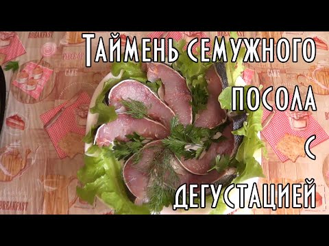 Таймень семужного посола с дегустацией