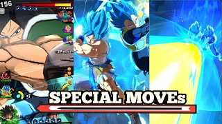 NEW BROLY & LL SUPER SAIYAN GOD SS GOKU/VEGETA SPECIAL MOVES (Dragon Ball Legends) screenshot 5