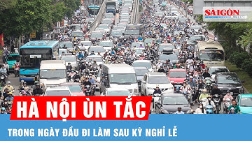 Giao thông tại cửa ngõ Hà Nội ùn tắc cục bộ trong ngày đầu đi làm sau kỳ nghỉ lễ