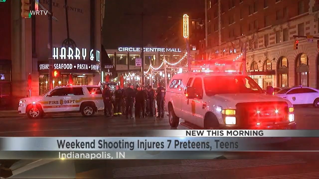 Shooting in Indianapolis wounds 7 youths, no arrests made - YouTube