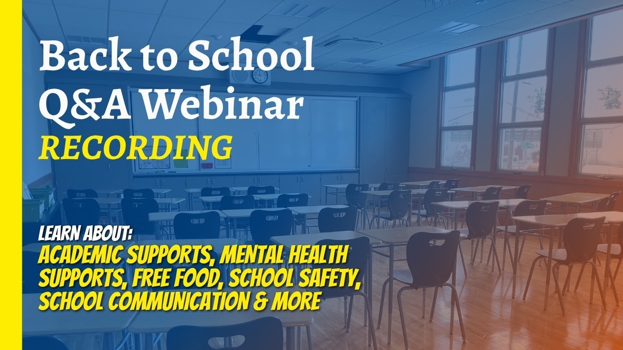 2026 Welcome Back Q&A Webinar (Recording)