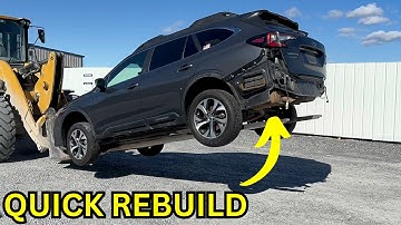 QUICK REBUILD ON A WRECKED 2020 SUBARU FROM COPART