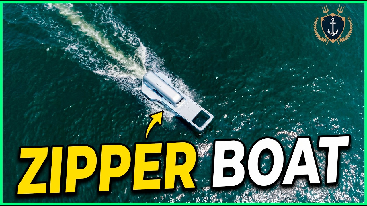 ⁣A Zipper-Shaped Boat? The Story of the Zip-Fastener Ship - Weird Boats
