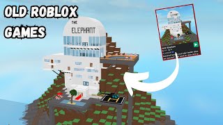 I REVISITED OLD ROBLOX GAMES!!!