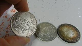 2022/03/05    日本の銀貨　東京オリンピック記念  1000円銀貨　　　Japanese silver coins 1000yen of Tokyo olympic in 1964.