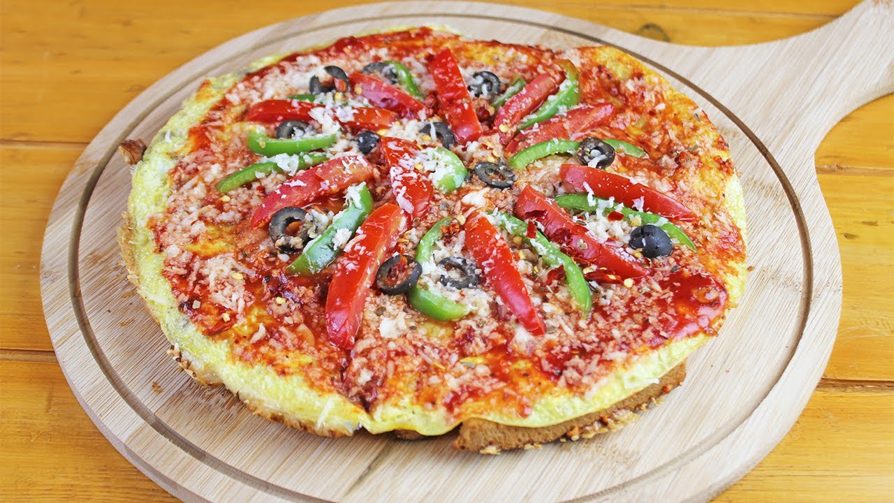 ডিম ও পাউরুটি দিয়ে অমলেট পিজা রেসিপি । Egg Bread Omelet Pizza Bread