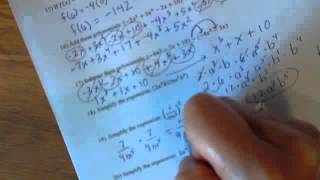 Celebrity Math 99 Final Exam Review 18-20 Net Worth