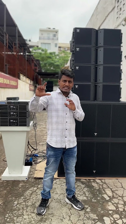 DJ Line Array or Dj Bass #dj #djspeaker #djvlog #bassspeaker #music #bass #djbass #sound #speaker