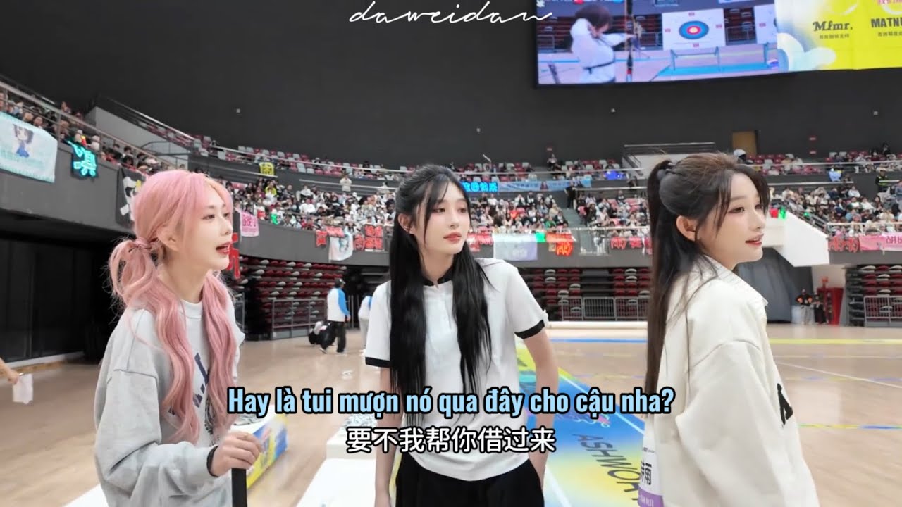 [241109 VIETSUB] GNZ48 郑丹妮 Trịnh Đan Ny - Toàn cảnh đi mượn scooter cho Vương Dịch - ĐHTT Hàng Châu