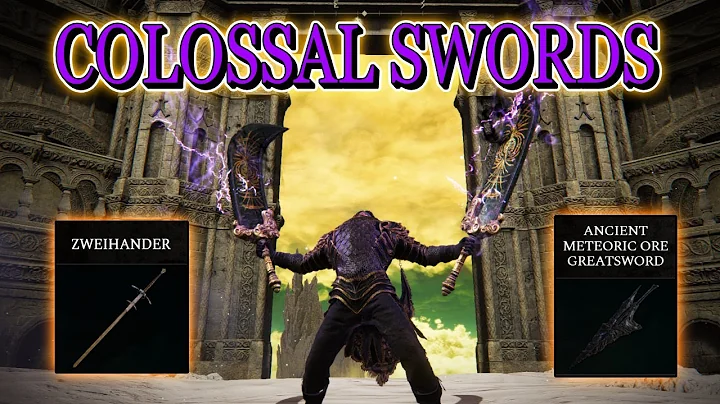 Beating Elden Ring Using Only Colossal Swords!