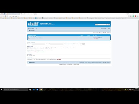 How to install phpbb on cpanel