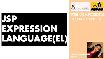 JSP Expression Language