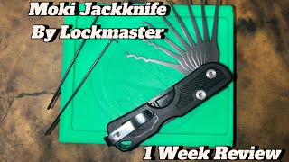 (18) Lockmaster Jackknife pick set - Moki Edition - 1 week review.