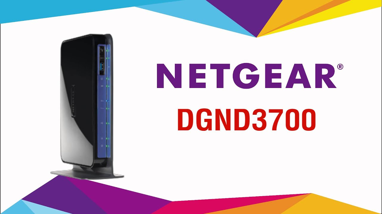 Dual Band Gigabit ADSL Modem Router Model DGND3700 YouTube