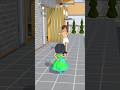 Mio melihat anak laki-laki itu sedang mandi dan menari, lalu tertawa. #sakuraschoolsimulator