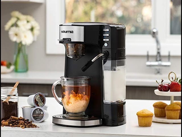 Coffee Machine, Gourmia 2-in-1 Single Serve Pod + 12-Cup Coffee Maker with  Thermal Carafe