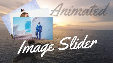How To Make Animated Image Slider In Website Using HTML CSS And Bootstrap