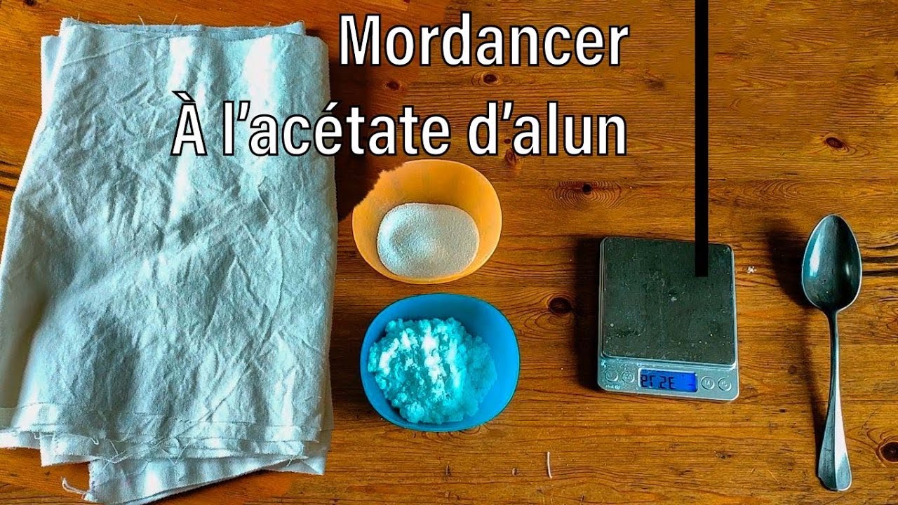 Teinture textile végétale : le mordançage à l’alun