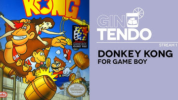 Gintendo stream #01: Donkey Kong ’94 [Game Boy]