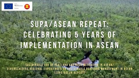 SUPA/ASEAN REPEAT: Celebrating Five Years of Implementation in ASEAN